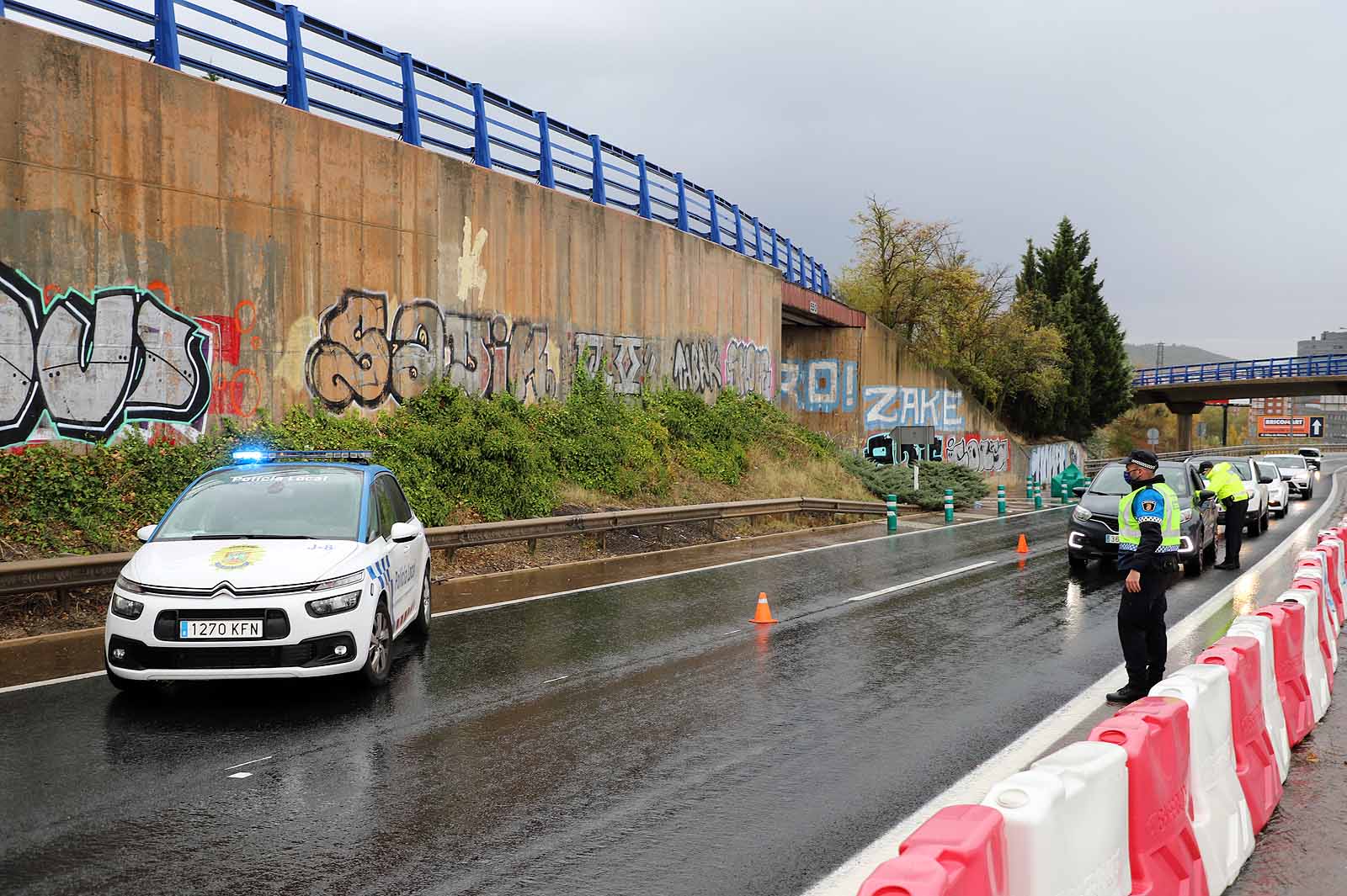 Fotos: Prmer día de controles en las carreteras de Burgos