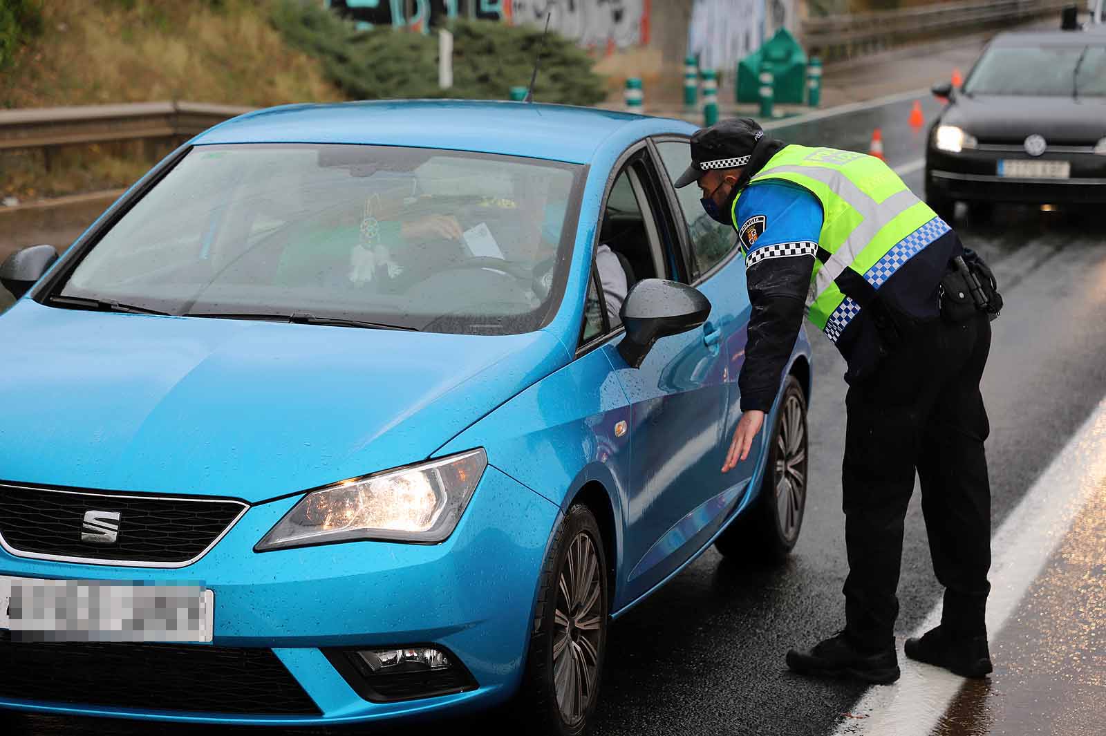 Fotos: Prmer día de controles en las carreteras de Burgos