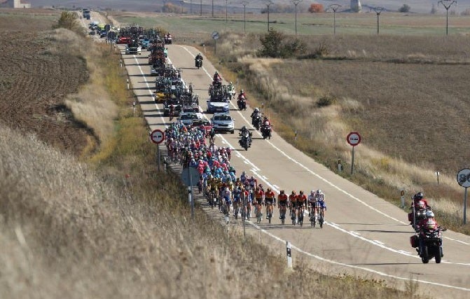 Vuelta Ciclista a su paso por Burgos.