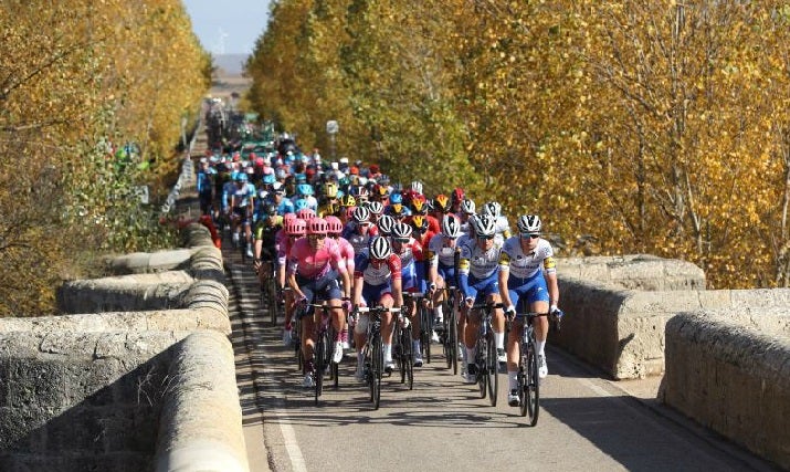 Vuelta Ciclista a su paso por Burgos.