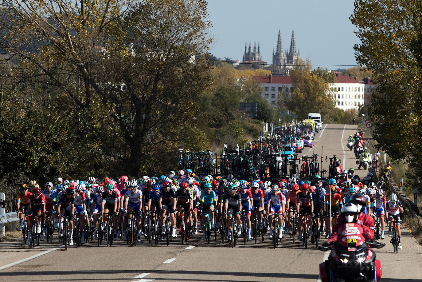 Vuelta Ciclista a su paso por Burgos.