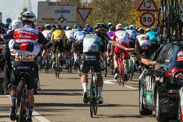 Vuelta Ciclista a su paso por Burgos.