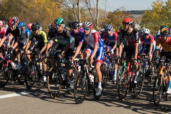 Vuelta Ciclista a su paso por Burgos.