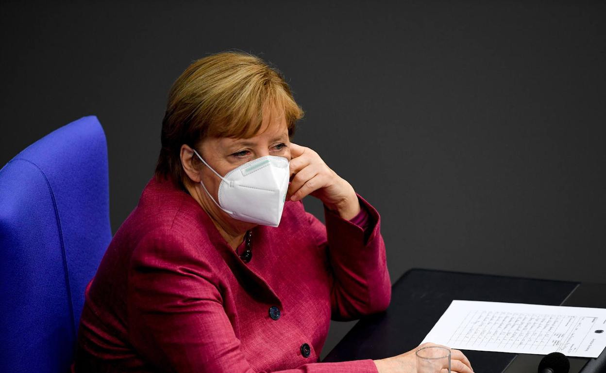 Angela Merkel. 