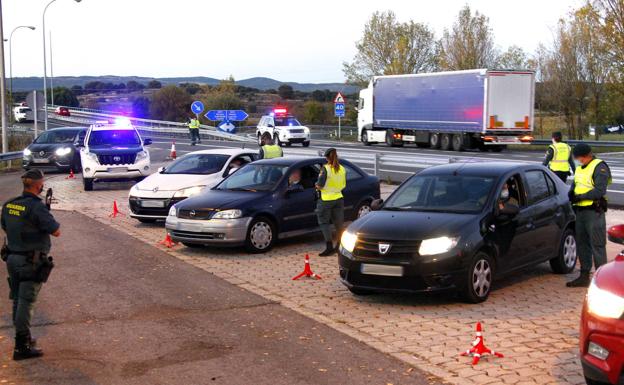 La provincia mantiene el blindaje en los accesos de Cantabria, País Vasco y La Rioja