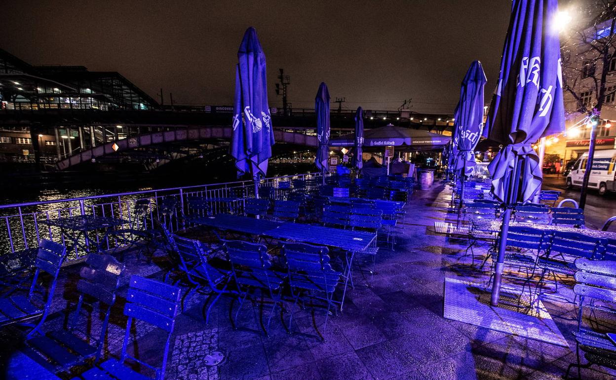 Una terraza de Berlín vacía, 