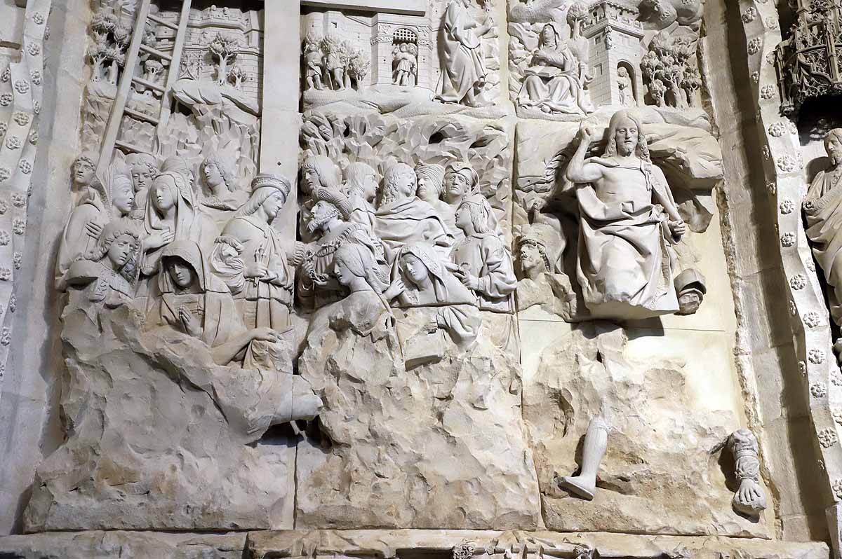 Fotos: Los relieves de Felipe Vigarny lucen renovados en la Catedral de Burgos