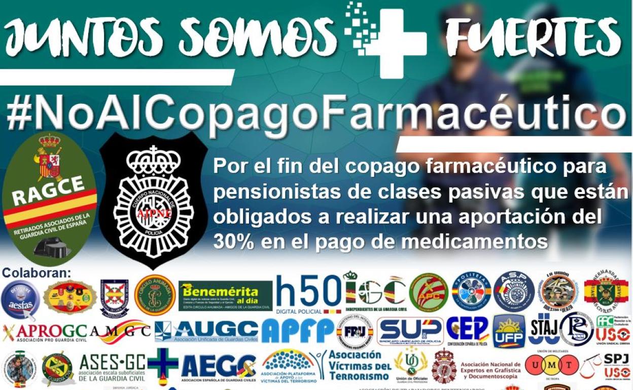 Inician una recogida de firmas para exigir la supresión del copago farmacéutico en funcionarios jubilados