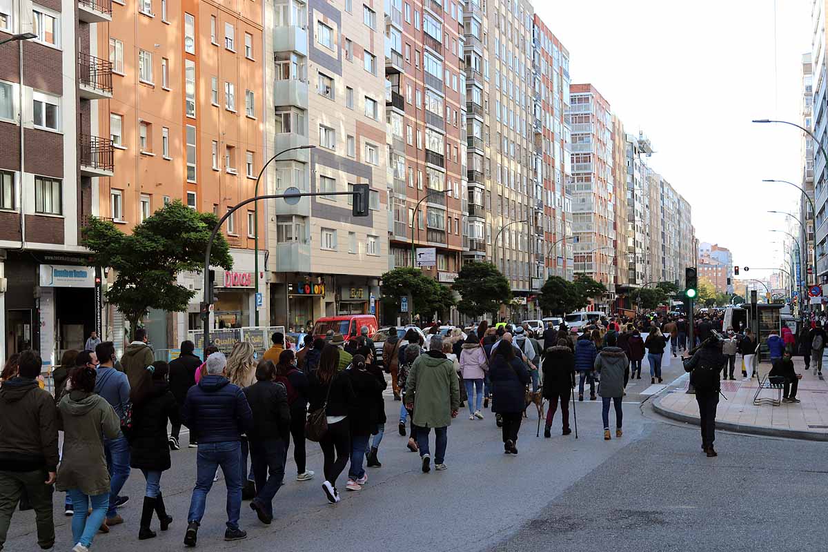 Fotos: La hostelería muestra su indignación por las calles de Burgos