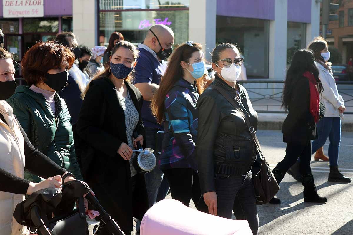 Fotos: La hostelería muestra su indignación por las calles de Burgos