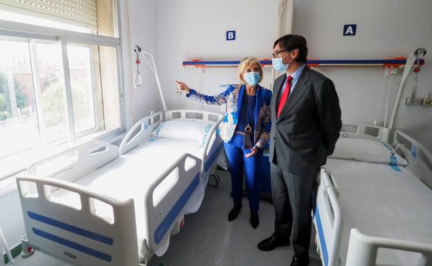 El Edificio Rondilla de Valladolid recibe a cuatro pacientes covid de Burgos