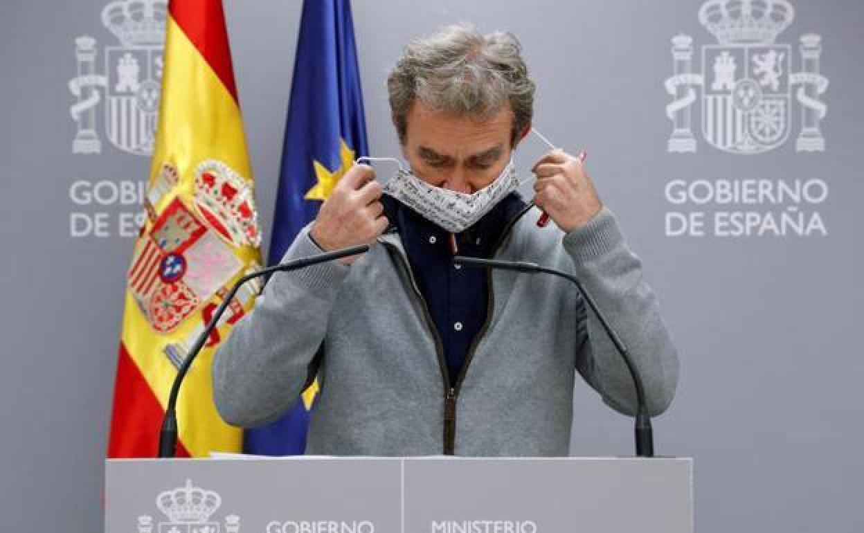 Fernando Simón en rueda de prensa.