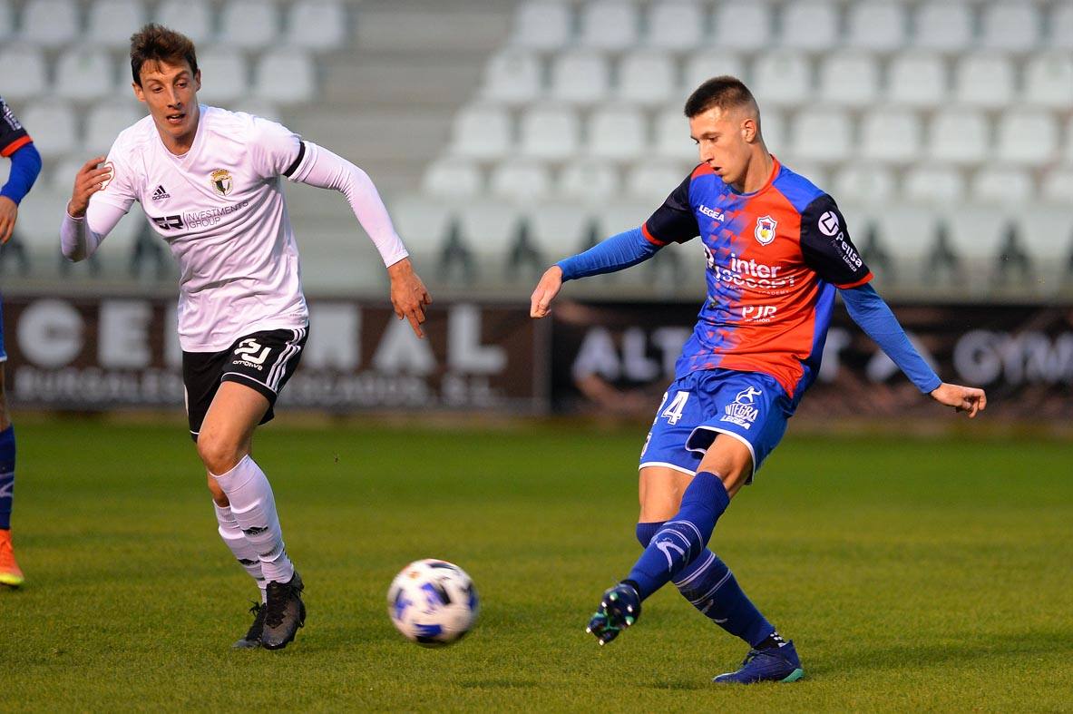 Los burgaleses perdieron 0-2 ante los asturianos.