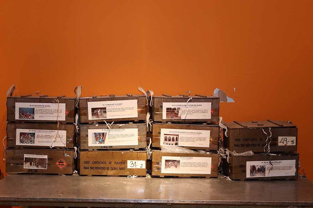 Fotos: El Belén de la Catedral de Burgos se prepara para una edición en reducido por la covid-19