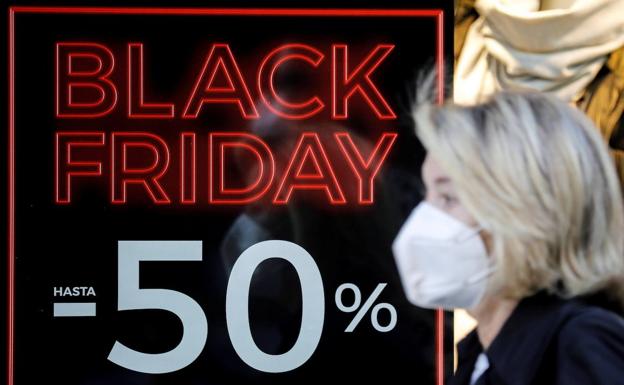 Imagen de una promoción del Black Friday. 