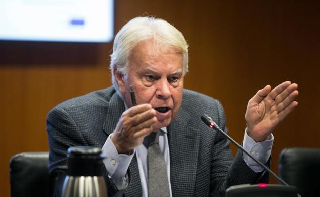 El expresidente Felipe González.