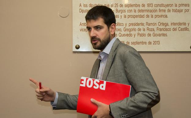 David Jurado, portavoz del PSOE en la Diputación. 