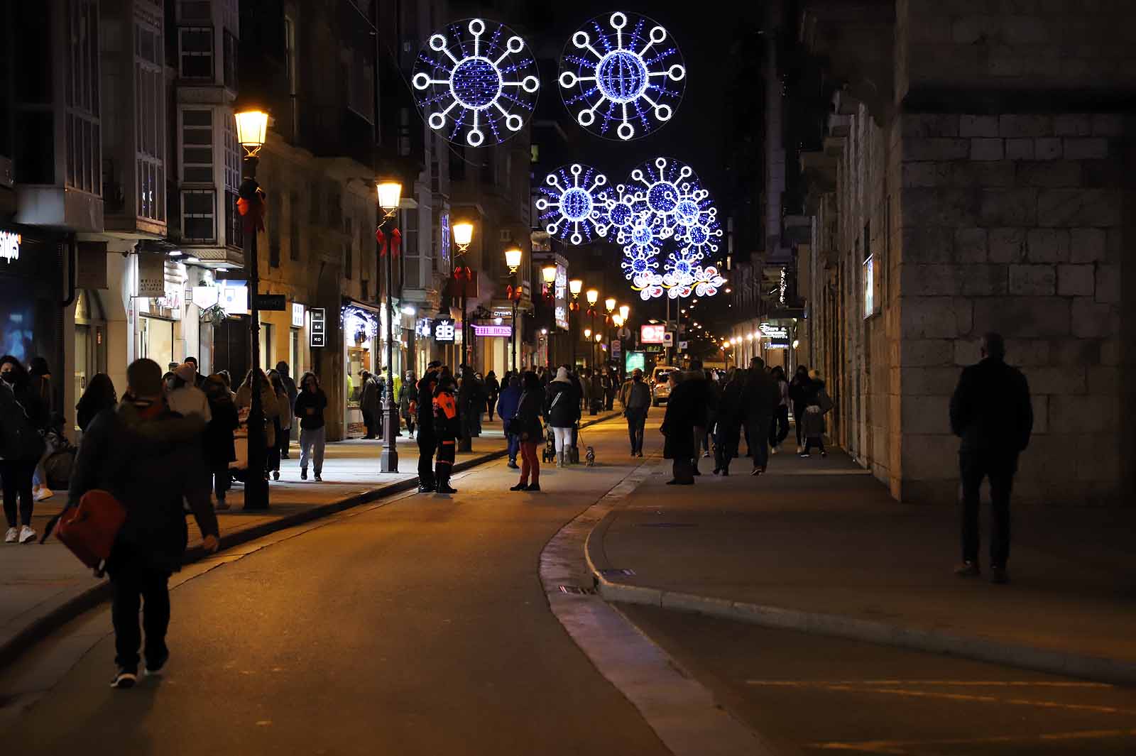 Los peatones toman el centro de Burgos