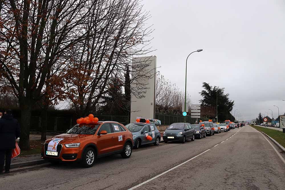 Fotos: Una caravana de coches contra la Ley Celaá recorre las calles de Burgos