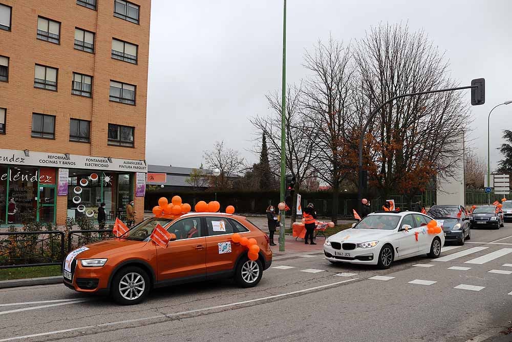 Fotos: Una caravana de coches contra la Ley Celaá recorre las calles de Burgos