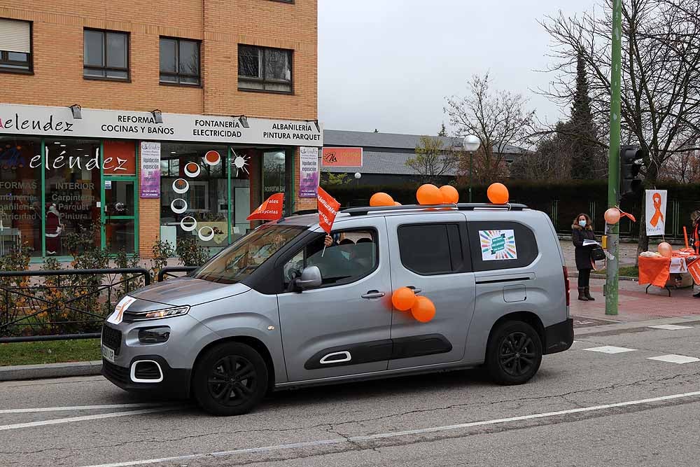 Fotos: Una caravana de coches contra la Ley Celaá recorre las calles de Burgos