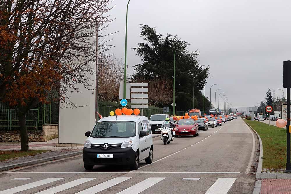 Fotos: Una caravana de coches contra la Ley Celaá recorre las calles de Burgos