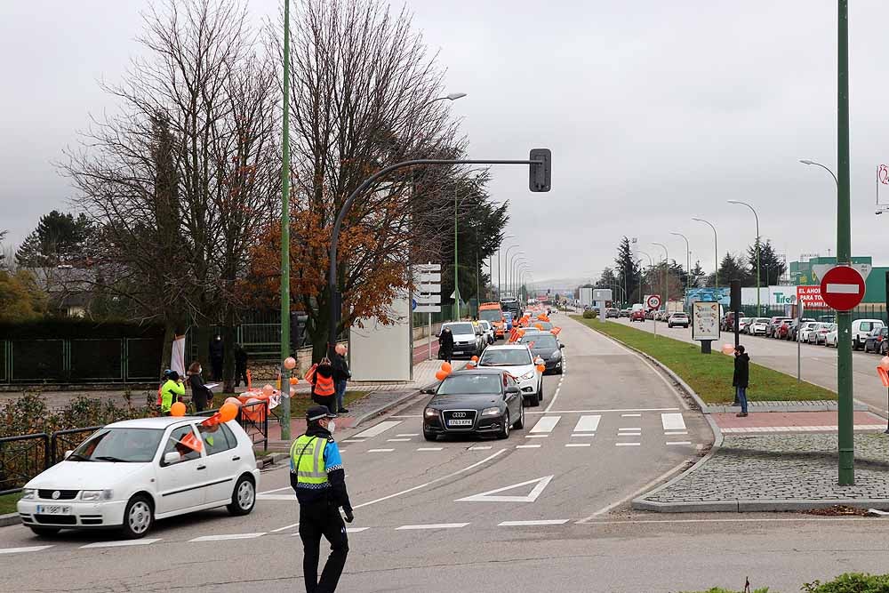 Fotos: Una caravana de coches contra la Ley Celaá recorre las calles de Burgos