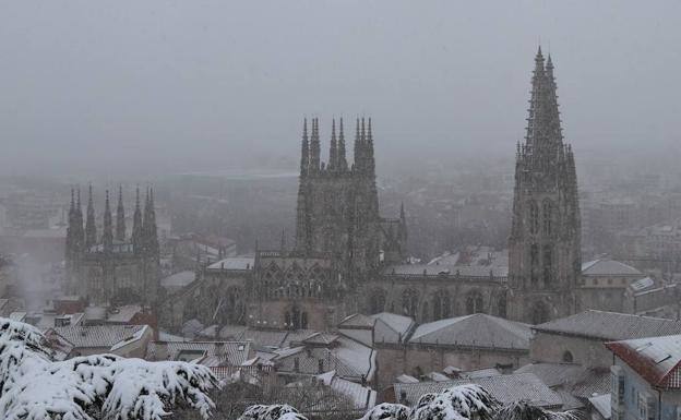 El tiempo en Burgos: La nieve cubrirá Burgos el primer día de 2021