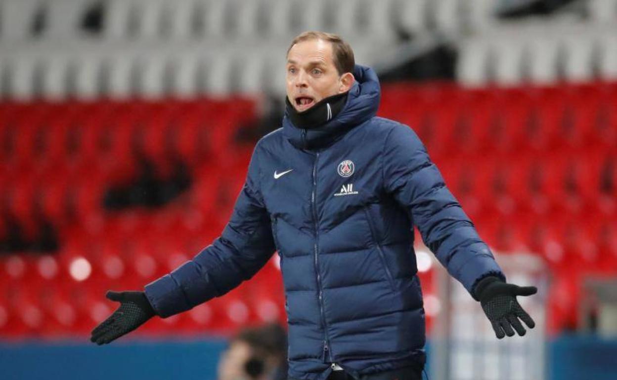 Thomas Tuchel, durante un partido con el PSG. 