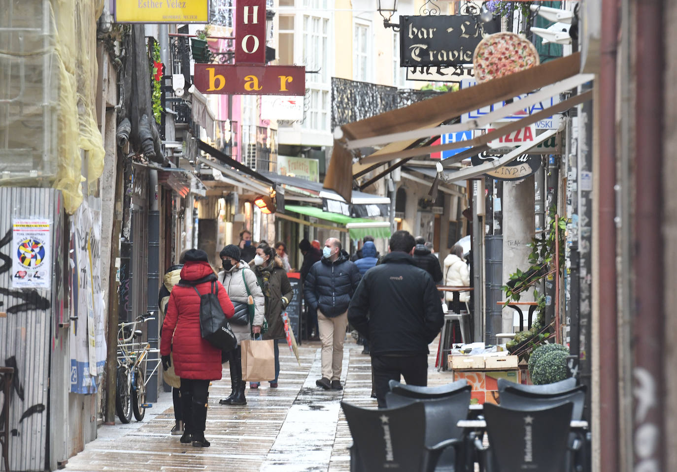 Vermú y «tardeo» para recibir la Nochevieja más atípica en Burgos