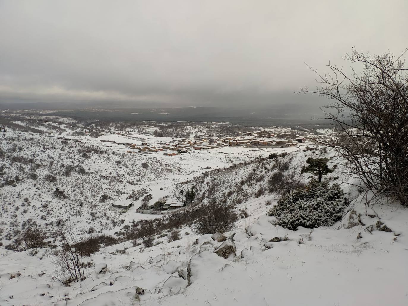 Fotos: La primera nevada del año en la provincia