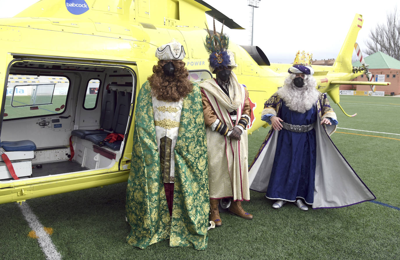 Fotos: Los Reyes Magos aterrizan en Burgos