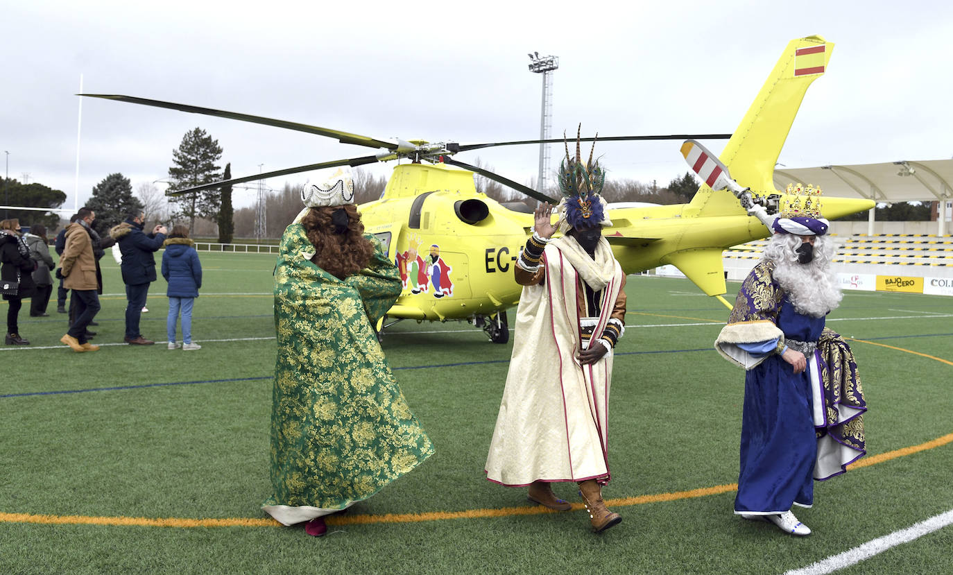 Fotos: Los Reyes Magos aterrizan en Burgos