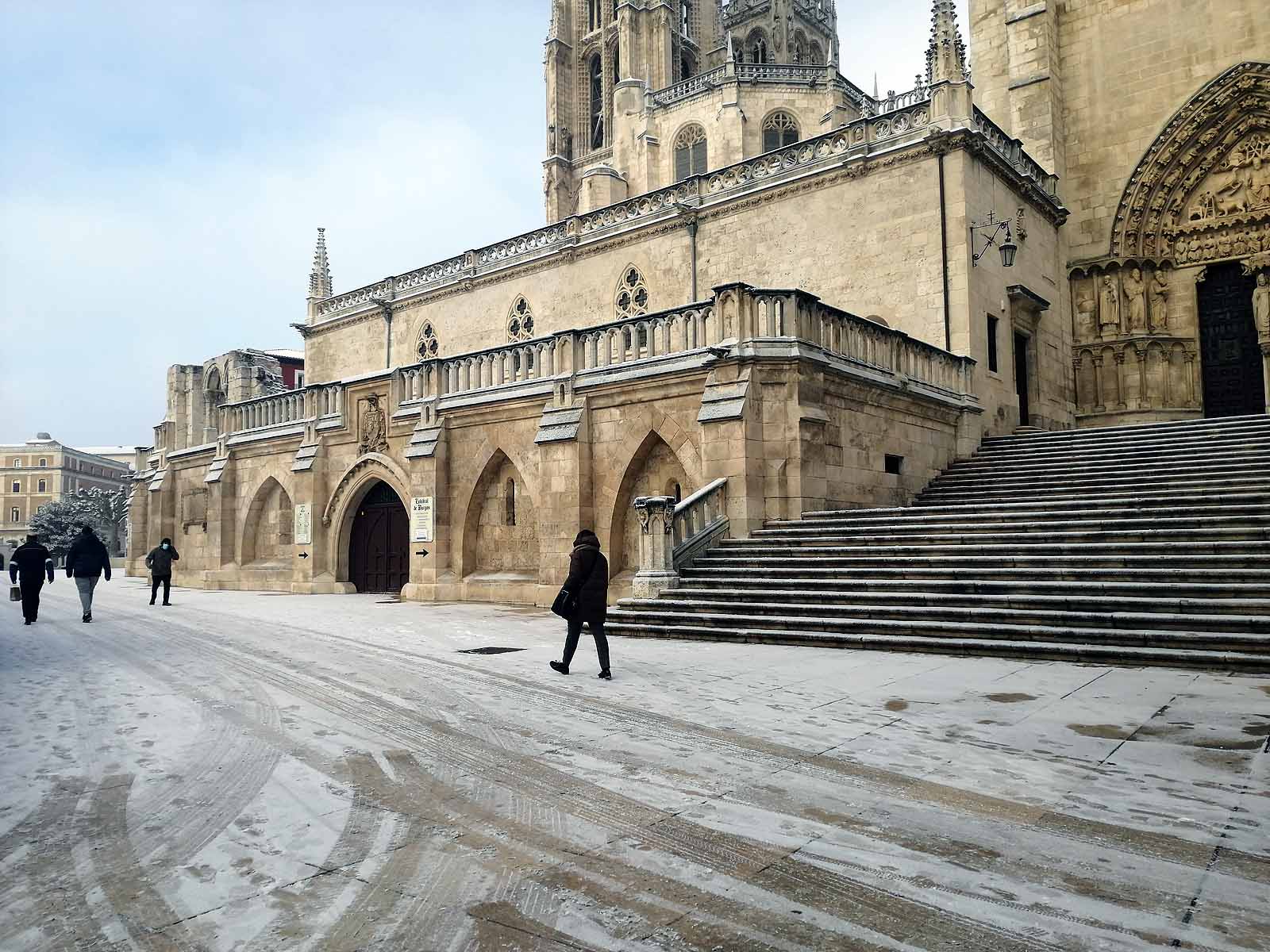 Fotos: La nieve cubre el centro de la ciudad