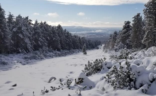 Palacios de la Sierra marca una mínima de 14,7º bajo cero a la espera de nuevas nevadas