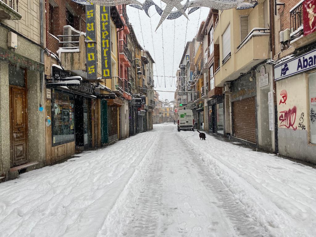 Fotos: Aranda de Duero se levanta cubierta de nieve