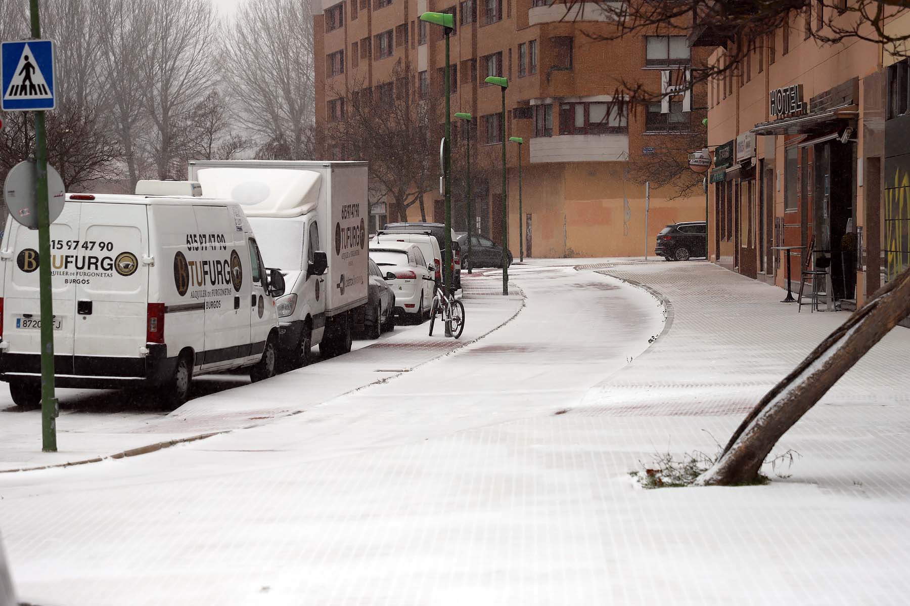 Fotos: Burgos se cubre de nieve gracias a Filomena