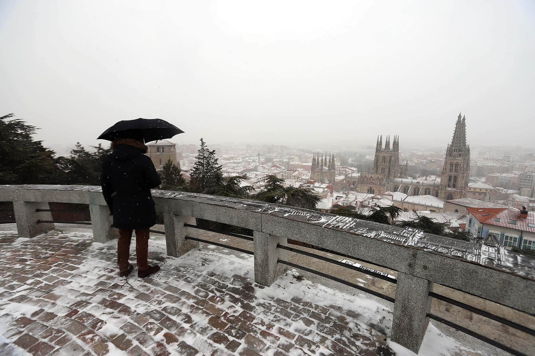 Fotos: Burgos se cubre de nieve gracias a Filomena