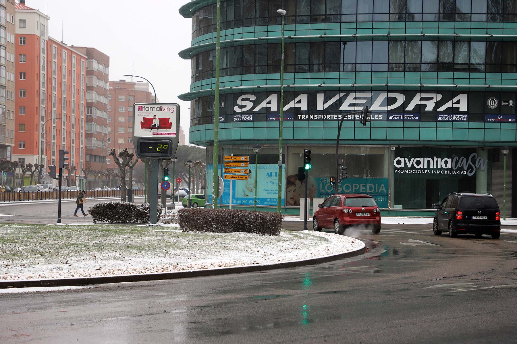 Fotos: Burgos se cubre de nieve gracias a Filomena