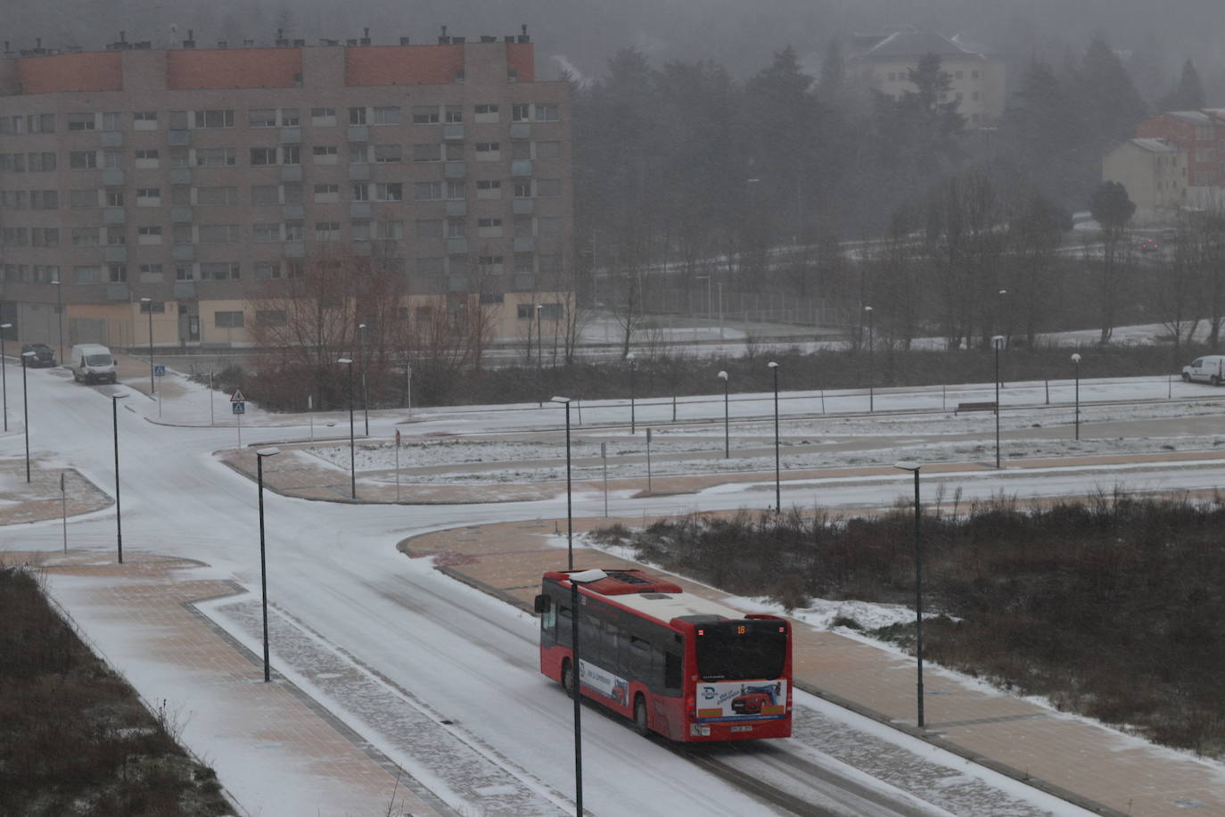 Fotos: Burgos se cubre de nieve gracias a Filomena