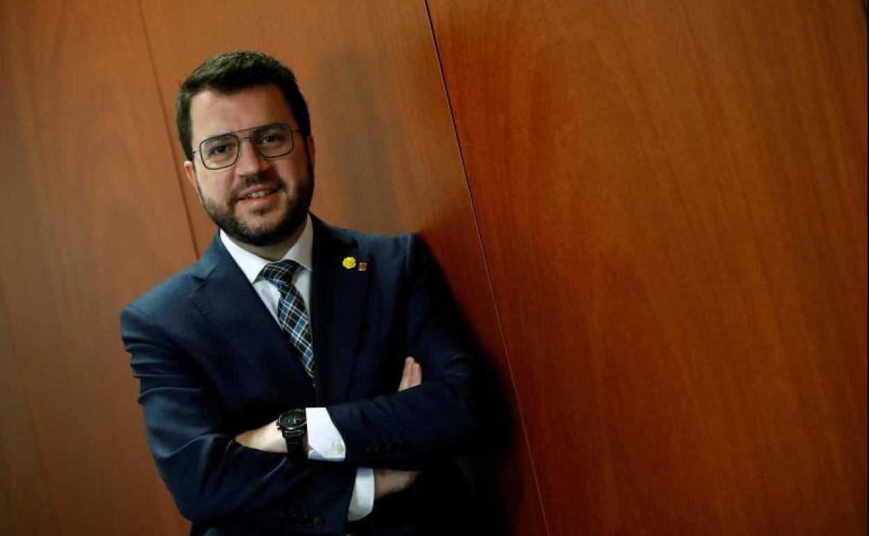 El dirigente de ERC Pere Aragonès-