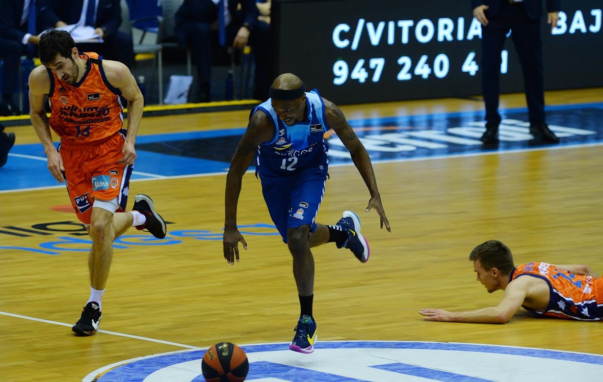 Derrota de los burgaleses ante el Valencia Basket