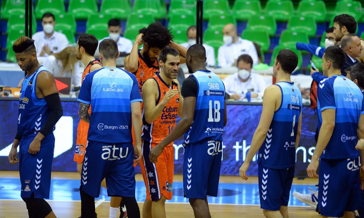 Derrota de los burgaleses ante el Valencia Basket