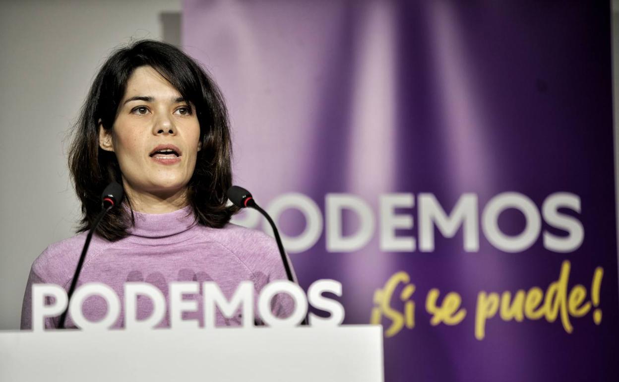 La coportavoz de Podemos, Isa Serra.