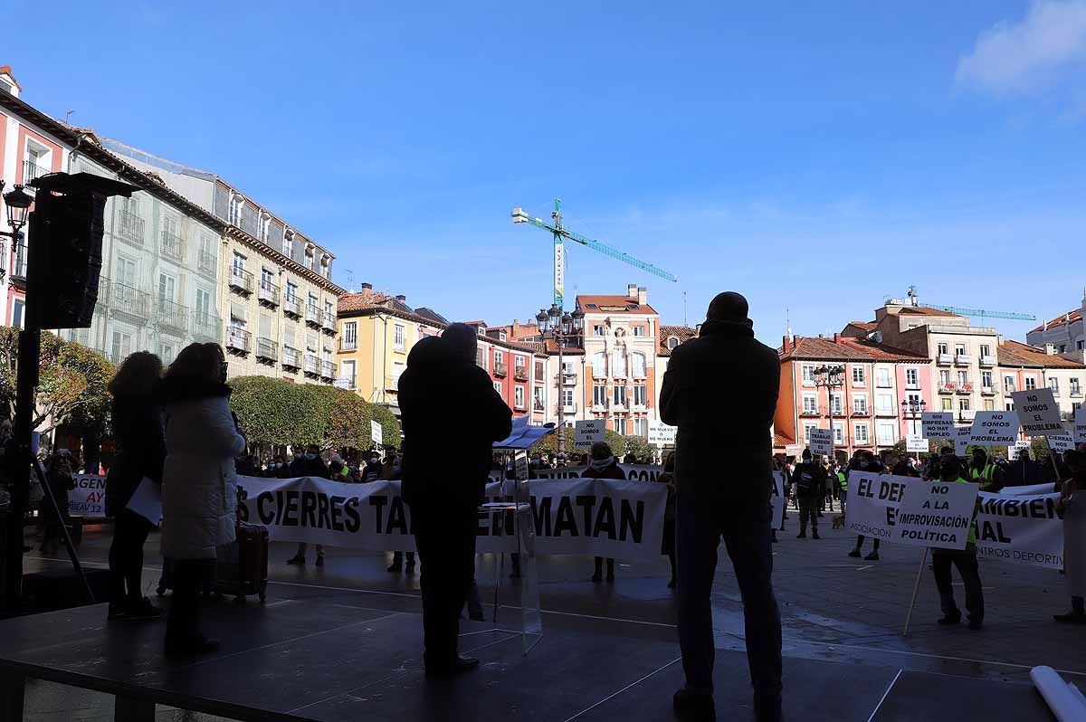 Fotos: La protesta de los empresarios de Burgos en imágenes