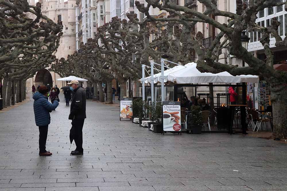 Fotos: Las calles de Burgos notan la ausencia de las fiestas por el patrón San Lesmes