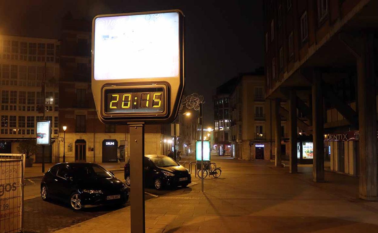 Las calles de Burgos con el toque de queda a las 20 horas. 