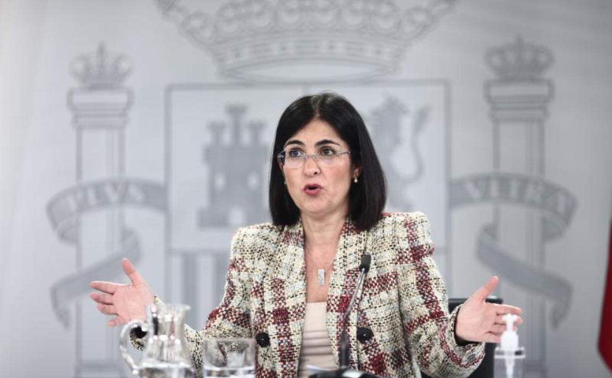 Carolina Darias, ministra de Sanidad. 