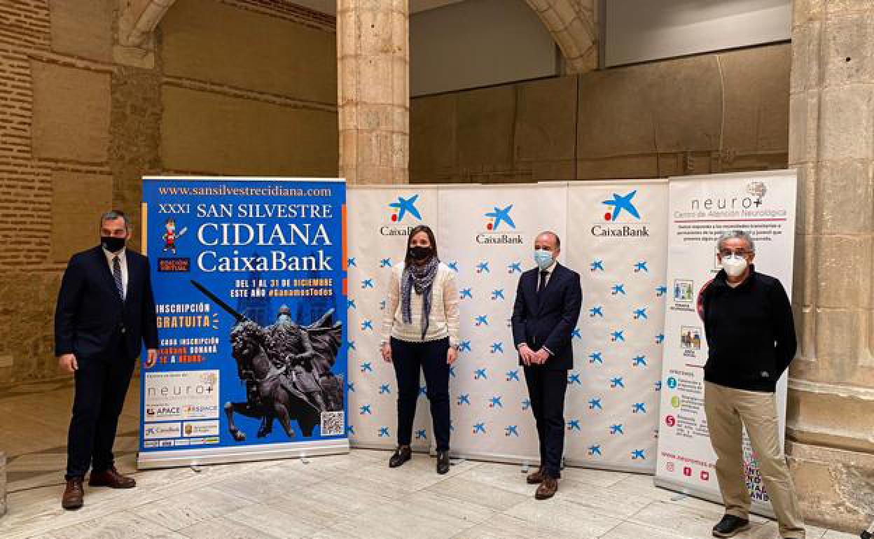 Presentación de la San Silvestre Cidiana Caixabank el pasado mes de didiembre. 