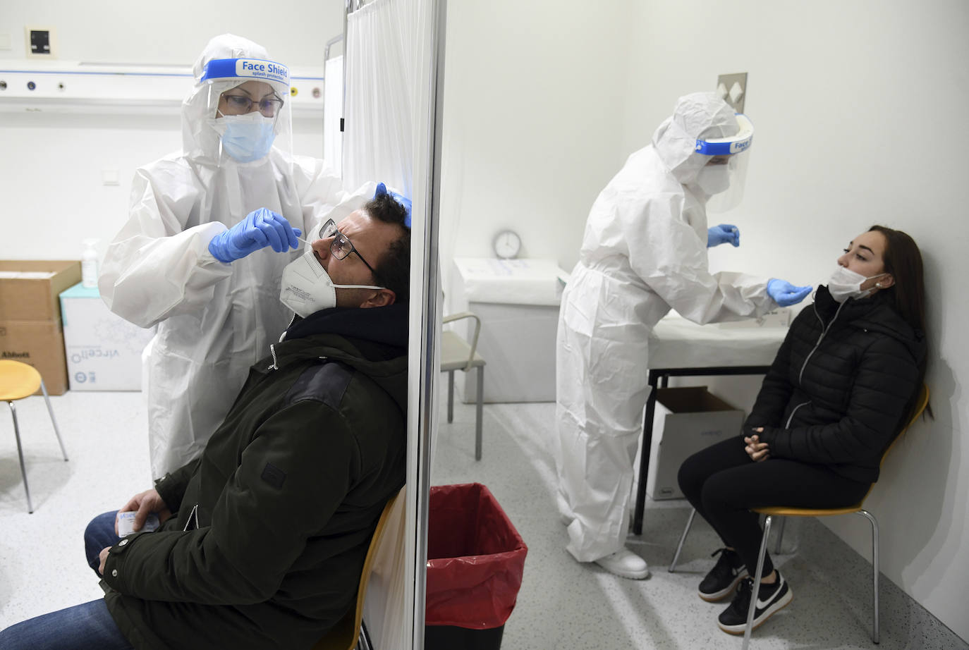 Fotos: Cribado selectivo en la zona básica de salud Los Cubos de Burgos